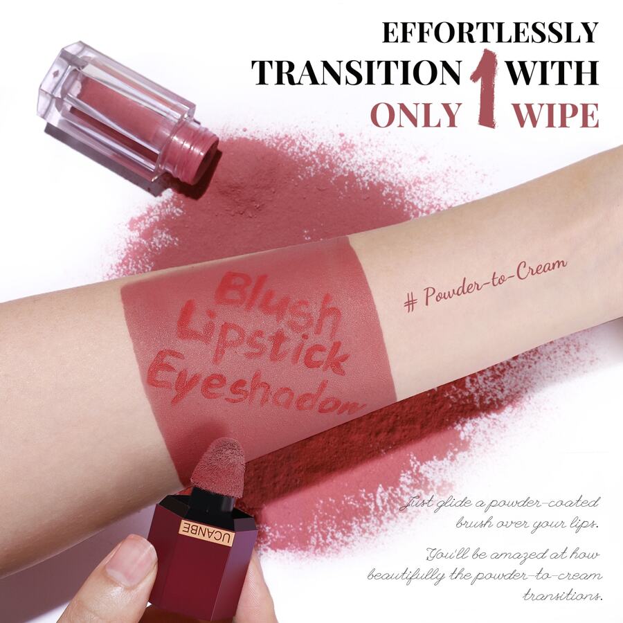 UCANBE 3 Color PowderToCream Makeup Powder Set, Highly Pigmented