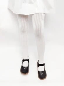 4 Piezas Medias Estriadas Para Niños, Ideales Para Superponer - Multicolor - Ver 5