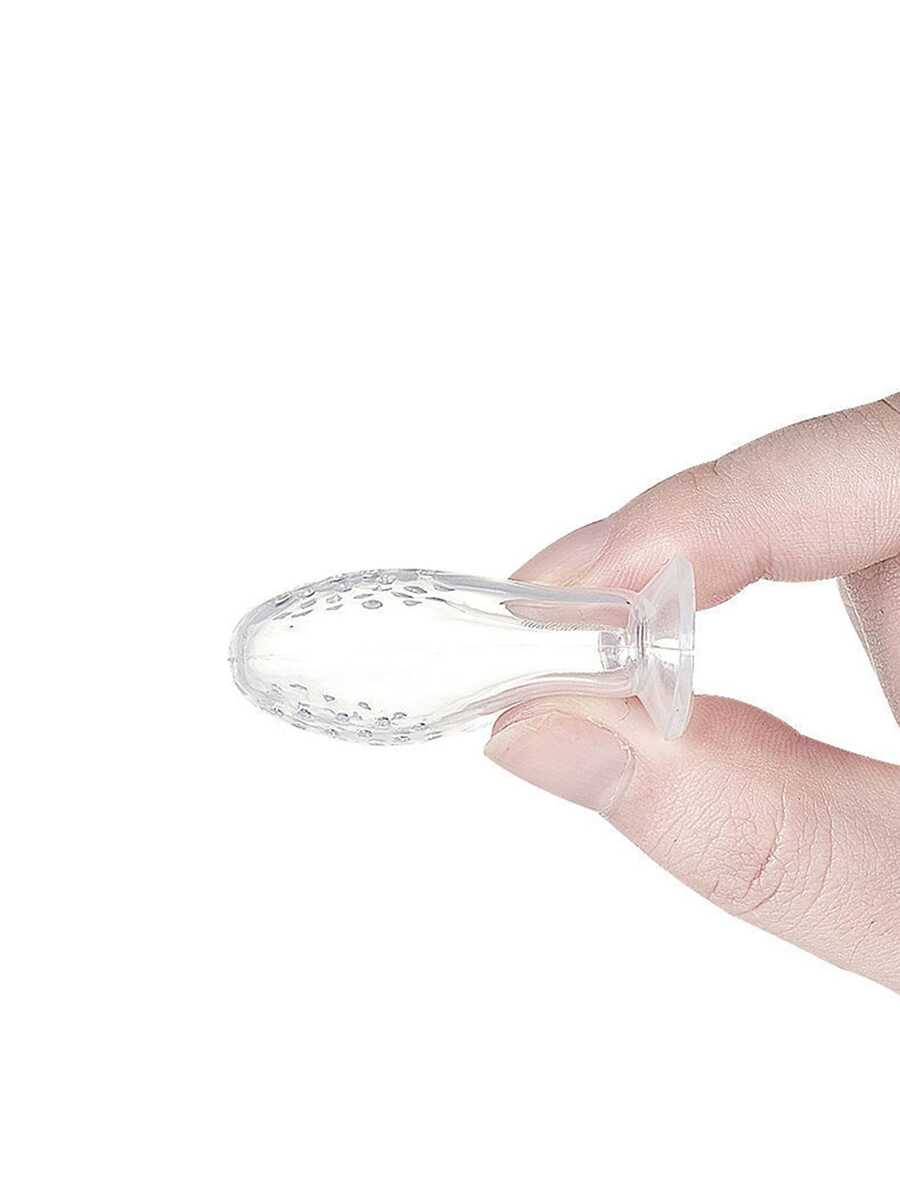 Teething Pacifier Baby Food Feeder With Silicone Mesh Bag For Fruit And