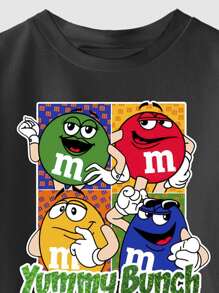 Kids Lunetas M&M T-Shirt - Black - View 1