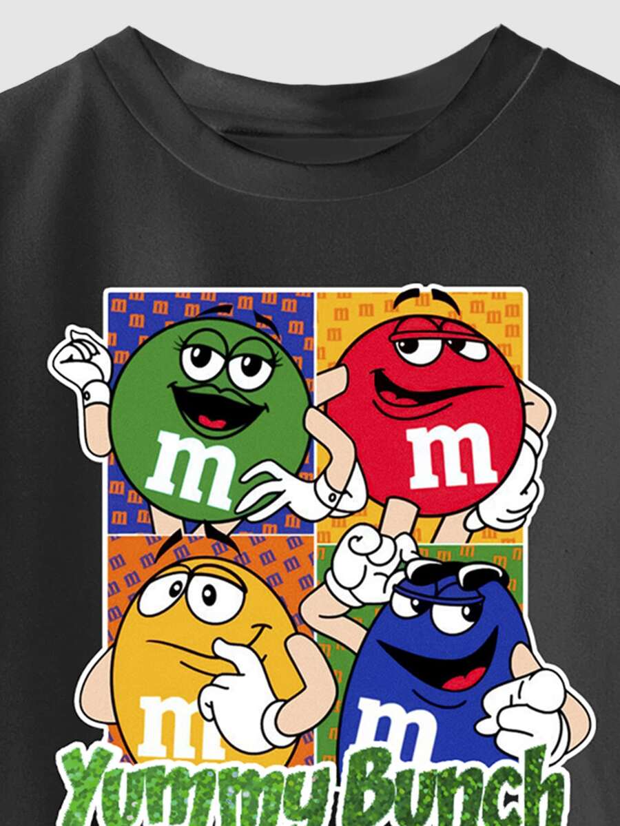 Kids Lunetas M&M T-Shirt - Black - View 1