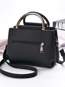 Minimalist Women Fashion Embroidered Handbag With Random Accessory Charm, Best Mother's Day Gifts Ever