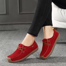 Women Flat Shoes Spring/Summer Season Flat Slip-Resistant Casual Lightweight Oxford Shoes