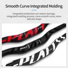 Mtb Carbon Handlebar Bicycle Handlebar 31.8*580-680/720/760mm Glossy Black Handlebars For Mountain Bike Accessories