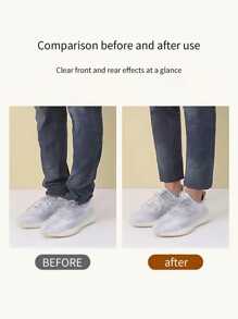 A Pc Modified Trouser Cuff Sticker, Self-adhesive Cutting-free Trouser Cuff And Hem Length Modification Shorts Cuff Sticker. - Black and White - View 8