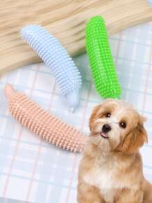 1pc Banana Design Random Pet Chew Toy For Dog And Cat For Teeth Grinding - Multicolor - View 5