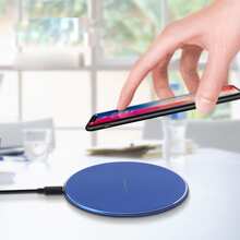 1 Pieza Cargador Inalámbrico De Escritorio Azul - Azul - Ver 3