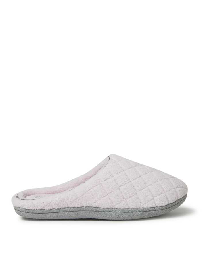 Dearfoams women's leslie best sale quilted terry clog slipper