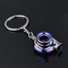 Mini Turbocharger Keychain With Spinning Turbine - Multicolor - View 1