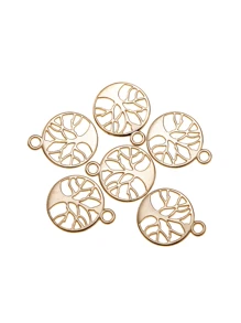 yuenz 30入組5生命之樹吊墜吊墜首飾配件製作手環項鍊DIY18*15mm