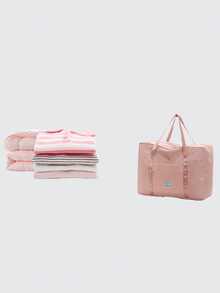 1 Máy Tính Du Lịch Chống Thấm Nước May Túi Bảo Quản Quần Áo Người Tổ Chức Hành Lý Có Tay Cầm Và Dây Đeo Vai - Màu tím - Xem 7