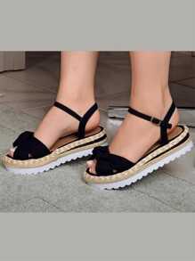 Women Platforms & Wedge Sandals - màu đen - Xem 4