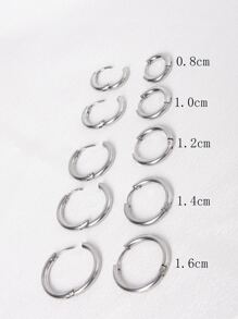 Bộ bông tai - Bạc - Xem 4