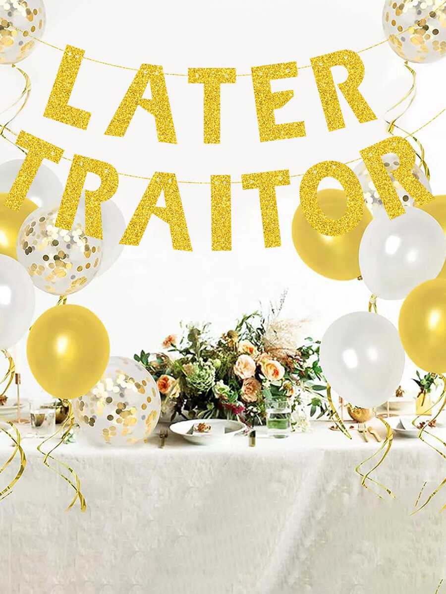 1 pc Goodbye Party Decorations Traitor Banner Going Away Farewell ...