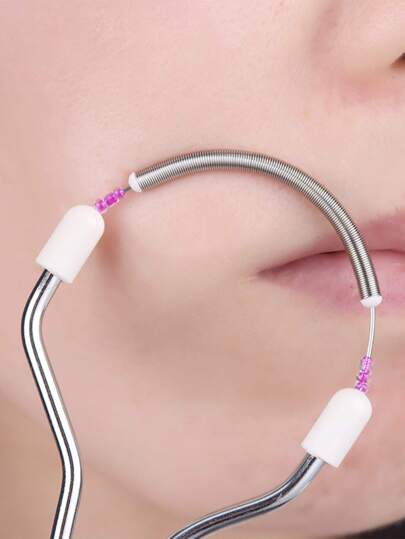 1pc Color Random Facial Hair Remover - The Ultimate Hair Remover That Immediately Removes Excess Hair From Lips, Chin, Face, And Neck For Women!, Hair Products And Accessories For Barber Salon Beauty Travel Essentials