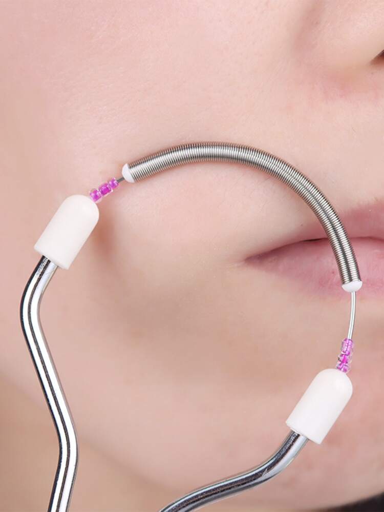 1pc Color Random Facial Hair Remover - The Ultimate Hair Remover That Immediately Removes Excess Hair From Lips, Chin, Face, And Neck For Women!, Hair Products And Accessories For Barber Salon Beauty Travel Essentials