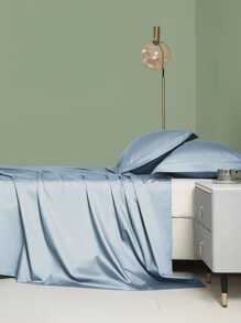 6入組羊毛被套裝,包含1張扁平床單,4個枕套和1個被套。超柔軟的羊毛床單,口袋床單,低變應原性床單套裝 - 彩色 - 查看 4