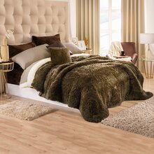 Premium High Hair Sheepskin Coverlet