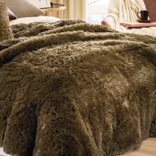 Premium High Hair Sheepskin Coverlet