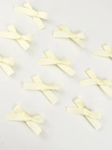 10 chiếc kẹp tóc nơ nhỏ thời trang và được ưa chuộng dành cho nữ - Màu be - Xem 3