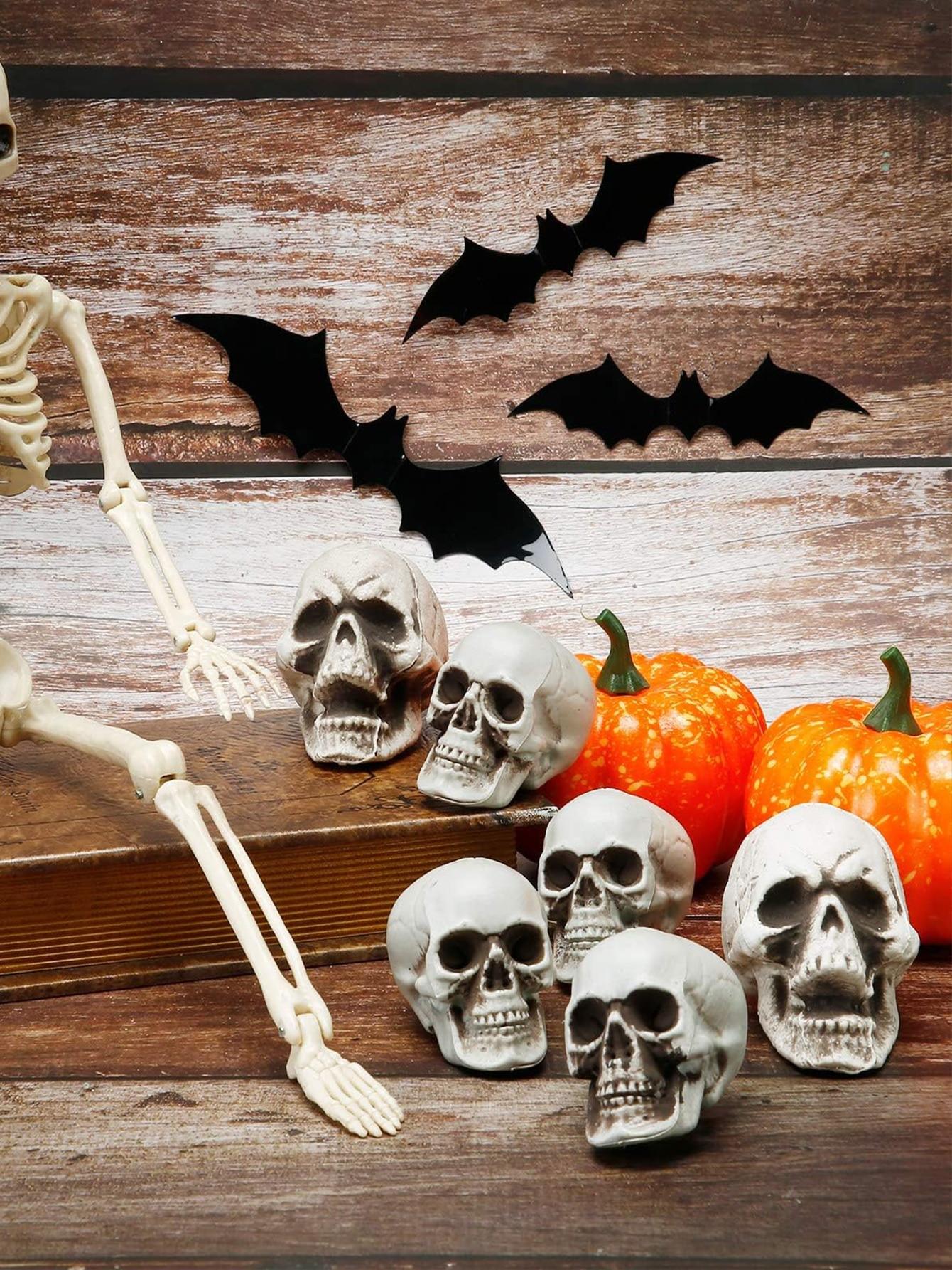 Buy Halloween Skulls Human Skeleton Head Skull Head Realistic Skeleton Skulls For Halloween Home Table Decor (10, Mini, Small) Online At Low Prices In India