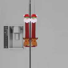 Christmas Festival Decorative Door Handle Cover