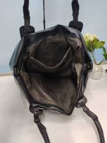 Women Shoulder Bags - Black - View 4