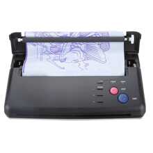 Professional Black Tattoo Transfer Machine - Thermal Stencil Paper Maker & Copier Printer For Tattoo Artists - 黑色 - 查看 3