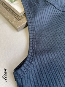 Women Tank Tops & Camis - Màu xanh hải quân - Xem 3