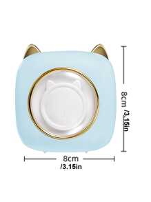 Portable Mini Thermal Printer With 1 Roll Paper, Compatible With Android & Ios, Inkless, Support Printing Of Photos, Lists, Memos, Qr Codes, Notes - Blue - View 2