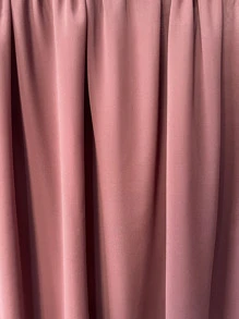 1條女式純色綢質頭巾,經典日常包裝圍巾,多種顏色可供選擇 - 乾枯玫瑰色 - 查看 6