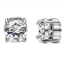 1pair Magnetic Earrings/cuff Clip For Men Non-piercing Punk Style Fake Ear Stud Jewelry