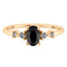 Fine Single Ring - màu đen - Xem 2