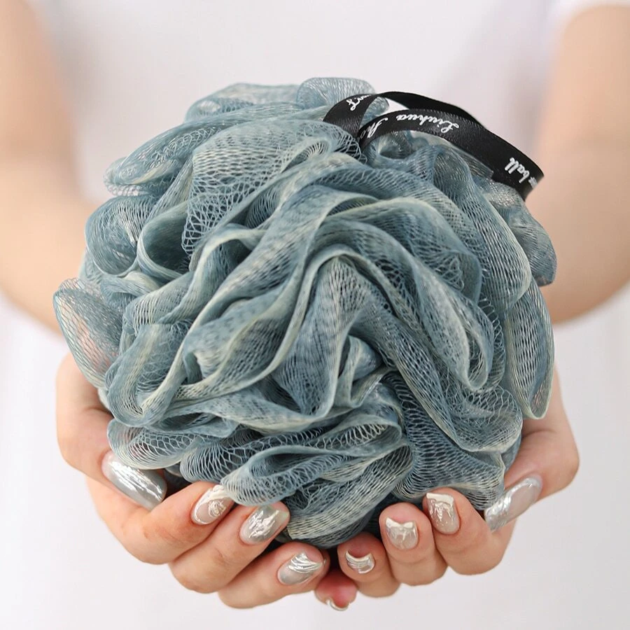 1 Miếng Đầy màu sắc Mềm mại Bọt biển tắm Tẩy da chết Mát xa SPA Bọt Giàu có Tắm rửa Trái bóng Thích hợp Đối với Nhà  Hoặc Du lịch Sử dụng - Màu xanh hải quân - Xem 1