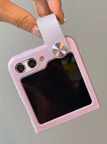 Phone Case With Wrist Strap - Purple - View 1