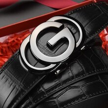 DOOPAI Men Ratchet Belt Fashion Casual Leather Designer Belts With Automatic Buckle,Single Belt With Elegant Gift Box - Coffee Brown - View 6