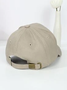 1頂中性信仰刺繡棒球帽,可調節的爸爸帽,嘻哈休閒帽 - 卡其色 - 查看 3