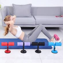 A多功能健腹輪車輪&條形帶腳船錨,吸盤式家庭鍛煉健身房 - 黑色 - 查看 3