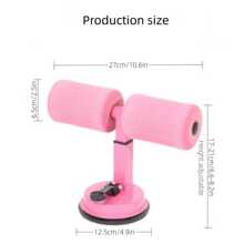 A多功能健腹輪車輪&條形帶腳船錨,吸盤式家庭鍛煉健身房 - 黑色 - 查看 8