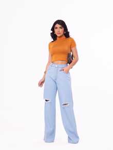 Women Pants - Rửa nhẹ - Xem 2