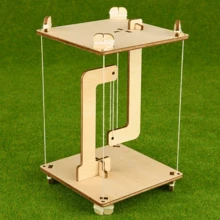 Wooden Diy Tensile Structure Building Kit 3d Puzzle Science Experiment Project Educational Building Model Kit Game Gift - Beige - View 1