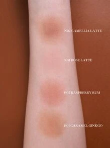 JOOCYEE Matte Blush B02 Raspberry Rum Highly Pigmented Non-Fading Long Lasting Healthy Glow Easy To Apply - B02樹莓朗姆 - 查看 3