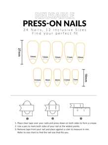 VV MEI JIA ER 24入組短橢圓形薄荷綠色法式假指甲，附1張膠帶和1個指甲文件，壓在甲片上的指甲美容用品，讓您瞬間提升形象 - 薄荷綠 - 查看 6