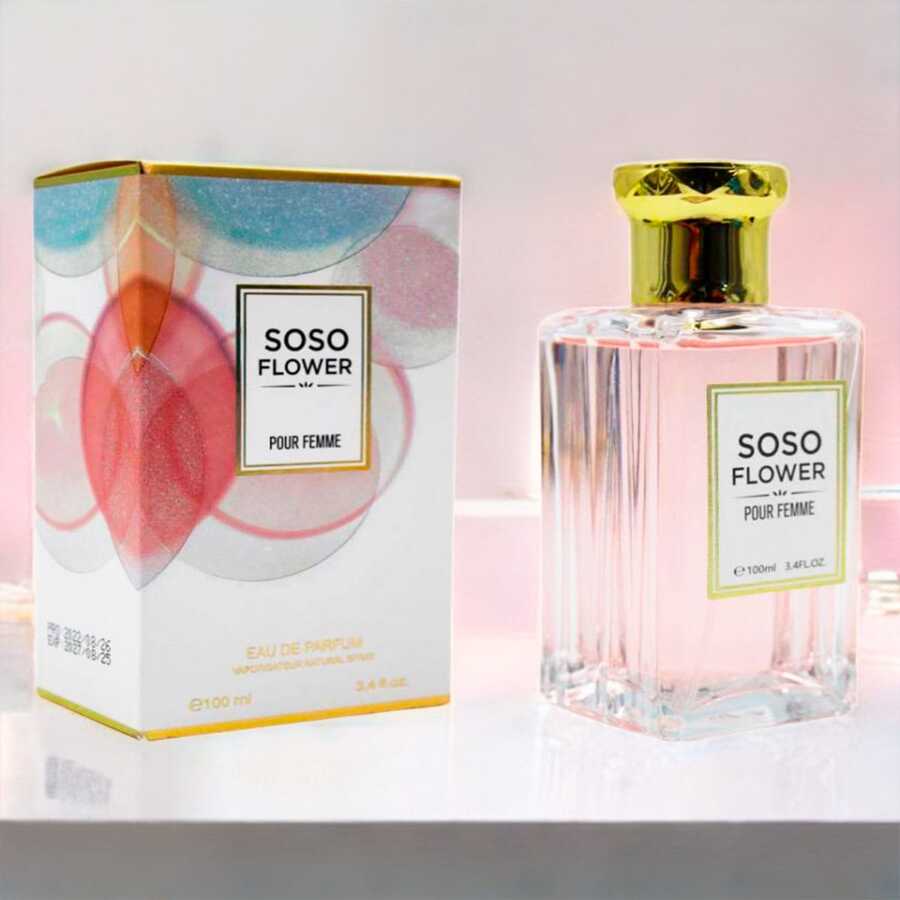 Women's Perfume So So Flower 100 ML - Pink - View 1
