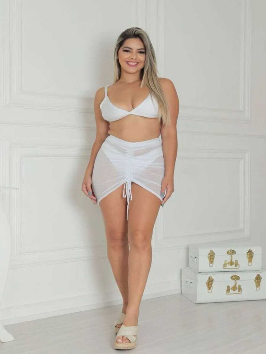 Women Cover Ups - trắng - Xem 1