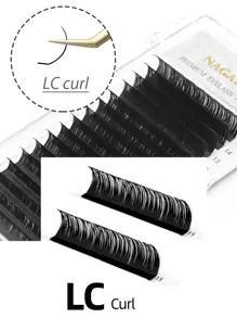 1 PC NAGARAKU Synthetic Mink Eyelashes Individual Eyelash LC LD N L Curls Mix 7-15mm 16 Lines Natural Soft For Women Professional Lash Clusters, Eyelash Clusters, Individual Eyelashes, Lashes, Fake Lashes - Black - View 4