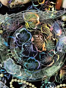 20pcs/pack Twilight Sticker Set, Stay In Flower Sea Series Material For Diy Scrapbooking Decoration - Green - View 3