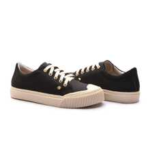 Women Wedge Sneakers - 黑色 - 查看 4