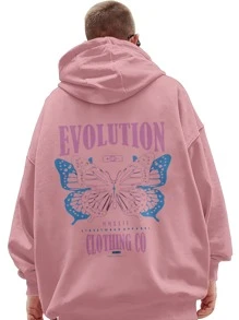 Men Sweatshirts - 淺粉色 - 查看 3