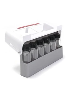 Especieros, Soporte para Frascos de Especias, Soporte Colgante para Especias - Blanco - Ver 5